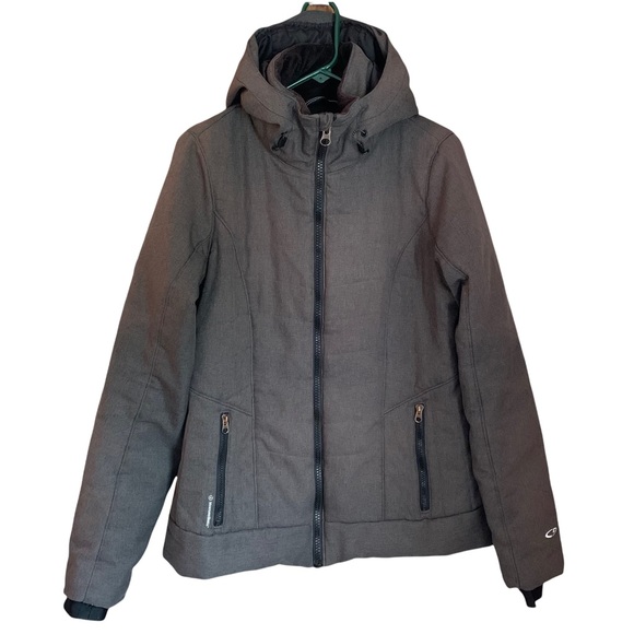 C9 Champion Hooded Winter Coat, Dark Gray, Medium